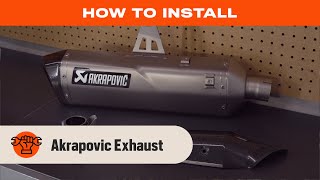 How to Install an Akrapovic Exhaust On an Adventure Motorcycle [upl. by Dahs295]