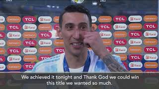 Di María quotI Thanked Messi And He Thanked Mequot [upl. by Neelyad851]