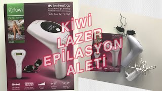 KIWI IPL LAZER EPİLASYON ALETİ KUTU AÇILIMI [upl. by Ebonee36]