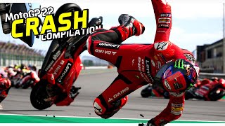 MotoGP 22  Crash Compilation [upl. by Fedirko900]