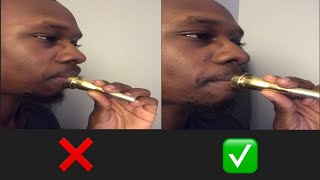 Proper Mouthpiece Placement for Trumpet Players [upl. by Norehc]