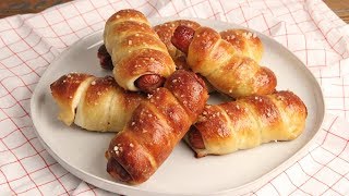 Homemade Pretzel Dogs  Episode 1229 [upl. by Eldreeda75]