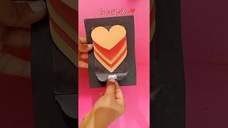 DIY Heart Waterfall Card Easy Birthday Card IdeasCute Gift Idea  easy craftdiypapercraftshorts [upl. by Mintun729]