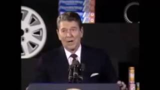 Ronald Reagan tells a joke about buying a car in the Soviet Union [upl. by Asiluj]