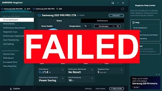 Samsung Magician Firmware Failed Install Update Tool ISO Download Easy Fix SSD 990 Pro amp 980 Pro PC [upl. by Anniram]