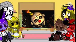 Fnaf 1  puppet react to funny videos part 2 [upl. by Madra]