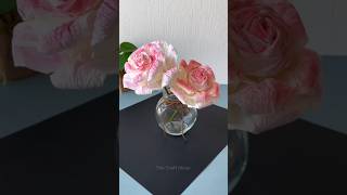 How to make Easy Tissue Paper Flowers Easy tissue paper rose making tissue se kya banaa sakte hai [upl. by Vale220]