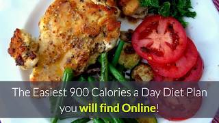 Easiest 900 Calorie Weight Loss Menu Plan [upl. by Ambur]