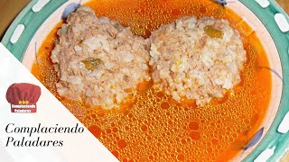 ALBONDIGAS caldo receta mexicana Complaciendo Paladares [upl. by Egidio]