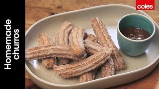 How to make homemade churros with Dani Venn [upl. by Eltsyrk]