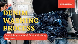 Denim Washing Process [upl. by Farrar]