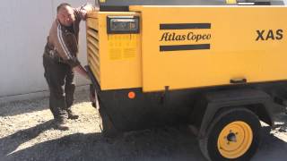 Kompresor sprężarka Atlas Copco XAS 136 httpwwwklaravikpl [upl. by Ahsenad]