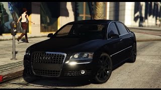 GTA 5 MOD  Audi A8 D3 W12 quattro  ENB PC  60 FPS [upl. by Rapsag]