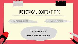 NHD Quick Tip What is Historical Context [upl. by Heaps427]