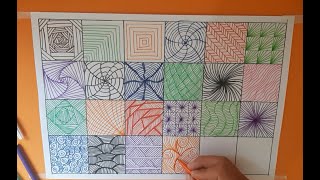 Çizgi Çalışması Nasıl Yapılır Kolay Çizgi Çalışması quot Doodle Patterns Zentangle Patterns quot [upl. by Analise574]