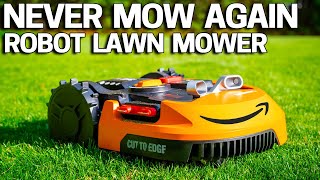 Are ROBOT LAWN Mowers any Good 🤖Worx Landroid [upl. by Grearson]