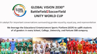 GLOBAL VISION 2030 PEACE amp SPORTS OVER VIOLENCE WLFIFA NCRI B2S UNITY WORLD CUP [upl. by Aicnatsnoc]