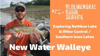 New Water Walleye  Exploring Rathbun Lake amp Other Iowa Waters [upl. by Inalel]