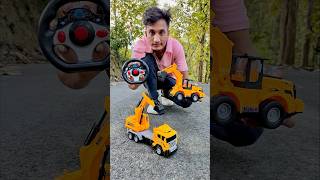 Rc Remote Control two ￼￼Excavator ￼Crane amp Jcb unboxing 🔥 [upl. by Carmel]