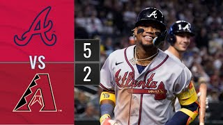 Resumen Bravos de Atlanta vs D backs de Arizona  MLB 03062023 [upl. by Beesley]