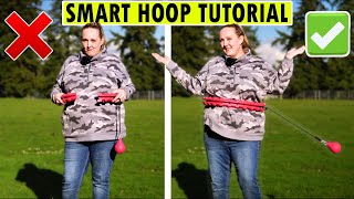 Plus Size Smart Weighted Hula Hoop For Beginners amp Fitness Workouts Tutorial [upl. by Nitza]