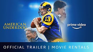 American Underdog  Official Trailer  Rent Now On Prime Video Store  Zachary Levi Anna Paquin [upl. by Shanan]