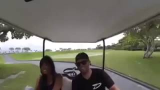 Golf Cart Fail pay attention or fall out [upl. by Aria]