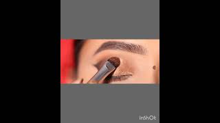 Brown smoky eyeshadow makeup tutoria l shorts viral video tranding [upl. by Daphene]