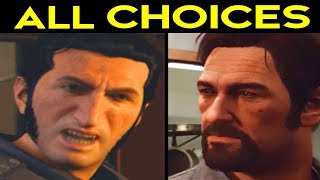 A Way Out  ALL CHOICES LEOS WAY Vs VINCENTS WAY  Alternative Choices amp Outcomes [upl. by Kovar446]