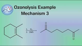 Ozonolysis Example Mechanism 3  Organic Chemistry [upl. by Wilen]