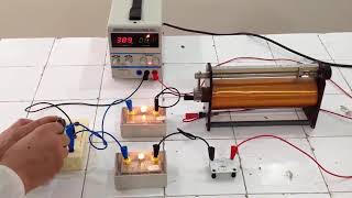 Electricité  2BAC Terminale S  Dipôle RL  Retard à létablissement du courant dans une bobine [upl. by Ayotl386]