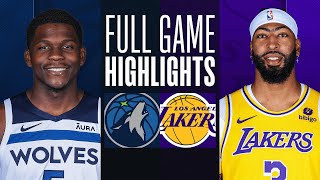 TIMBERWOLVES at LAKERS  FULL GAME HIGHLIGHTS  March 10 2024 [upl. by Duke]