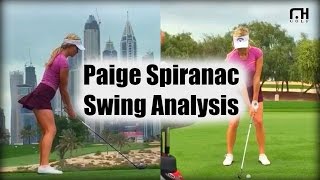 Paige Spiranac Swing Analysis [upl. by Nottnerb607]