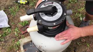 How To Change The Sand In a Pool Filter [upl. by Plato]