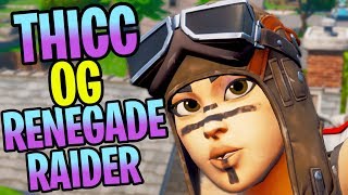 The Rarest OG THICC Skin In Fortnut  THICC OG Renegade Raider [upl. by Jobe]