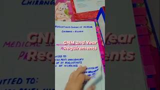 GNM 2nd years Requirement 🤩😲Finally completedyoutubeshorts nursingstudent nursingstudentlife [upl. by Anyek]