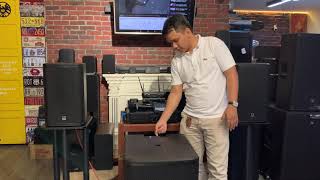 Review Turbosound IP15B and 2pcs of IP82 with Stereo sound mono sound [upl. by Compton755]