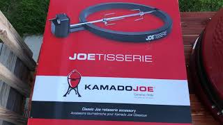 Kamado Joe Joetisserie unboxing and assembly [upl. by Iolenta]