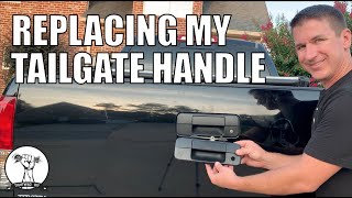 EASY  Replacing a Truck Tailgate Handle [upl. by Elleval985]