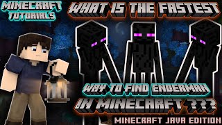 What is the fastest way to find Enderman in Minecraft [upl. by Marris287]