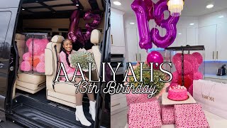 AALIYAH’S 13TH BIRTHDAY VLOG 🎂🥳 [upl. by Etnomal]