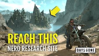 HOW TO REACH NERO RESEARCH SITE ISLAND CRATER LAKE REGION  DAYS GONE [upl. by Ansev]