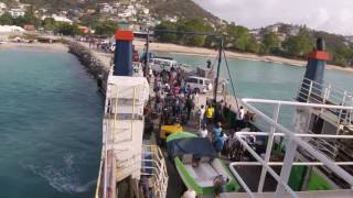 MV Guidance Ferry Arrives Canouan Island Grenadines [upl. by Jaimie]