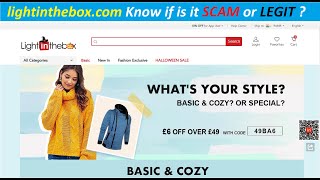 SCAM ALERT lightinthebox Reviews  lightintheboxcom Know if is it SCAM or LEGIT  light in the box [upl. by Airel]