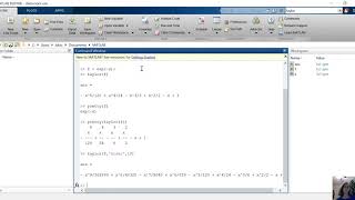 Creating Taylor Series in MATLAB [upl. by Yeoz922]