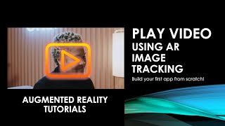 Unity AR Foundation Image Tracking to play Video [upl. by Disario53]