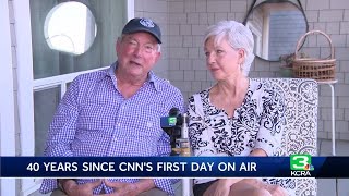 Former KCRA 3 anchors recall first day launching CNN 40 years ago [upl. by Llemert]