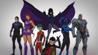 AMVJustice League vs Teen Titans Hero [upl. by Leunamnauj]