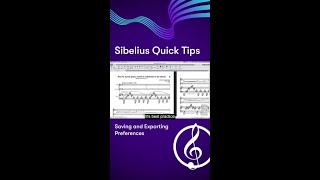 SIBELIUS QUICK TIP Saving and Exporting Preferences [upl. by Notniuq]