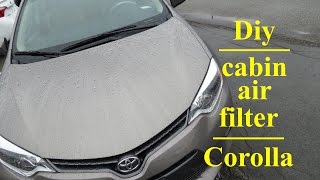 How to change ● 2013  2018 Toyota Corolla Cabin Air Filter [upl. by Otipaga]